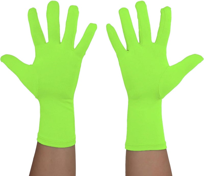 Sheface Stretchy Spandex Costume Gloves - Men's & Women's Banquet Party Wedding Gloves - Image 2